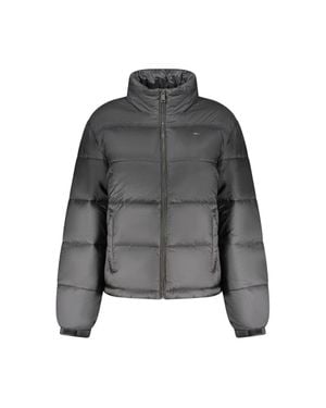 Tommy Hilfiger Black Polyester Jackets & Coat - Gray