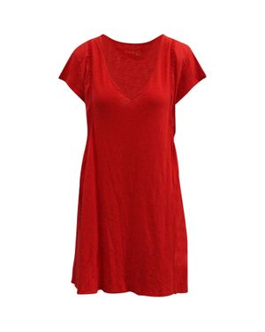 Ba&sh V-Neck Dress - Red