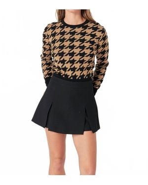 Endless Rose High Waisted Skort - Black