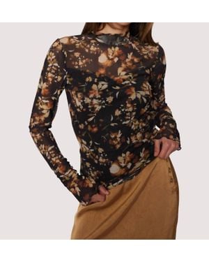 Lost + Wander Moonlit Meadow Top - Black