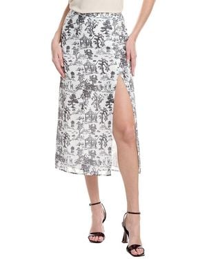 SERENETTE Midi Skirt - White