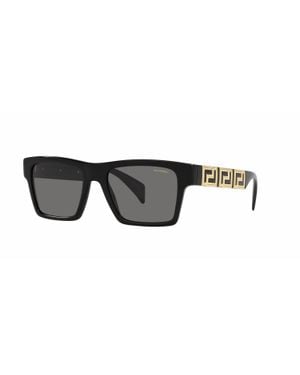 Versace Ve4445 Square Sunglasses - Black