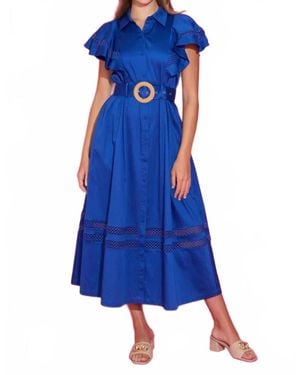 Alden Adair Rose Dress - Blue