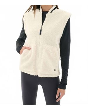Splits59 Aster Sherpa Vest - Natural