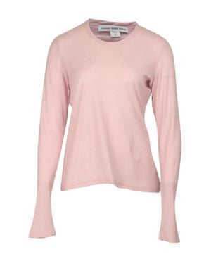 James Perse Long Sleeve Crew Neck Tee - Pink