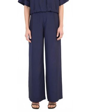 Jonathan Simkhai Sydnie Pleated Pant - Blue