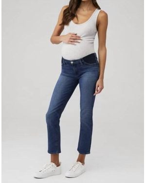 Hudson Jeans Nico Straight Ankle Maternity Jean - Blue