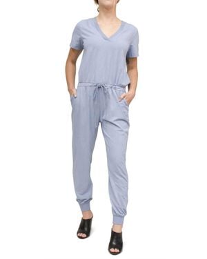 Gigi Moda Alina Cotton Jumpsuit - Blue