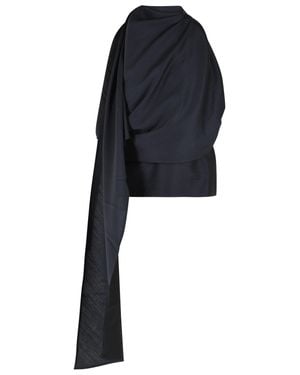 Rohe Draped Blouse - Blue