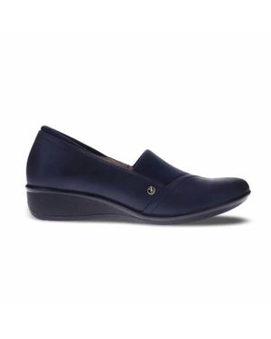 Revere Naples Wide Stretch Loafer - Blue