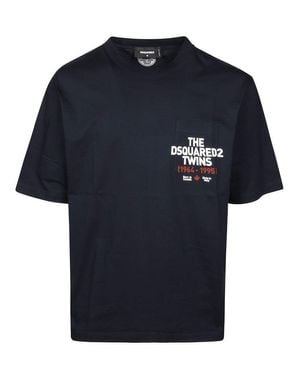 DSquared² Loose Fit T-Shirt - Blue