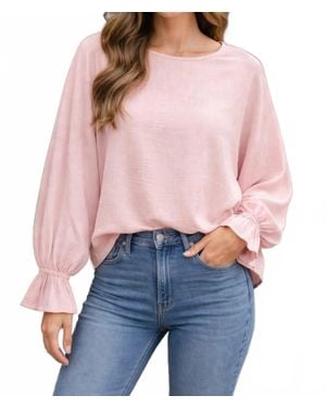 Doe And Rae Blush & Bloom Blouse - Red