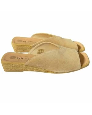 Eric Michael Tiana Tamara Slip On Sandals - Natural