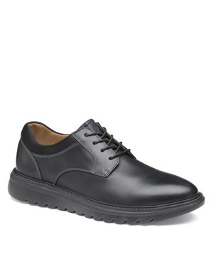 Johnston & Murphy Algood Plain Toe Shoe - Black