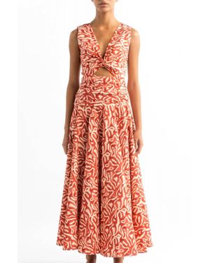 Encantadore Giovanna Dress - Red