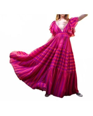 Erika Peña Vale Maxi Dress - Pink