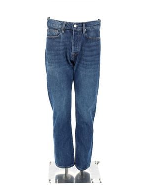 Paul Smith Standard Fit Straight-Leg Organic Cotton Jeans - Blue