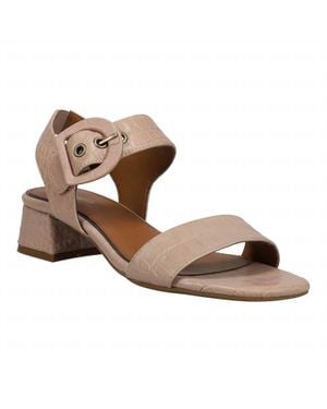 Easy Spirit Block Heel Ankle Strap Sandals - Brown