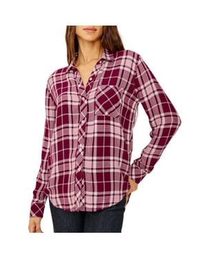 Rails Hunter Button Up Shirt - Red