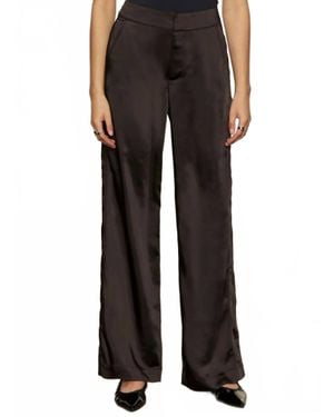 Sanctuary Modern Satin Trouser - Black