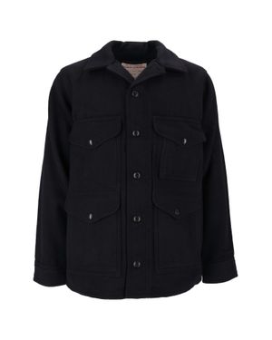Filson Wool Mackinaw Cruiser Jacket - Black