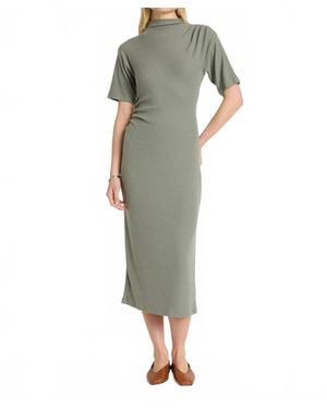 Nation Ltd Rebecca Mock Neck Dress - Green