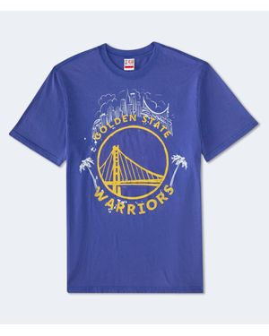 Aéropostale Golden State Warriors Relaxed Graphic Tee - Blue