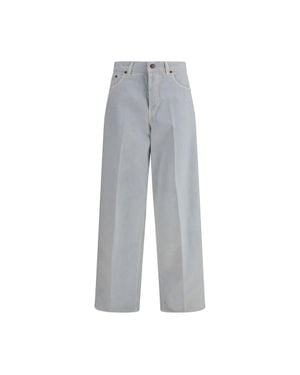 Haikure Cotton Straight-Leg Jeans - Gray