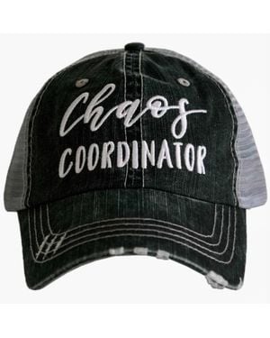 Katydid Chaos Coordinator Trucker Hat - Black