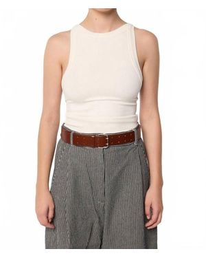 The Line By K Ximento Tank Top - Gray