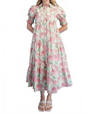 Gigio Layla Midi Dress - White