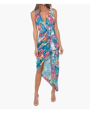 JBQ Tulum Midi Dress - Blue