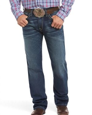 Ariat M4 Low Rise Stretch Adkins Boot Cut Jeans - Blue