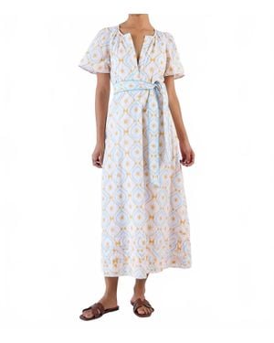 Beyond By Vera Suzi Midi Dress - White