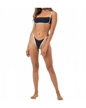 LSPACE Hazel Bikini Top - Black