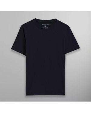 Members Only Oversized Crew Neck T-Shirt - Blue