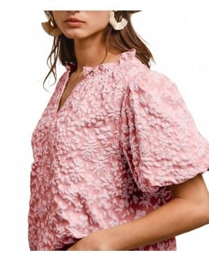 Bibi Embroidered Floral Top