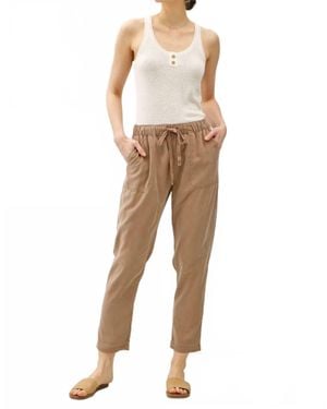 Be Cool Driftwood Ankle Pant - Natural