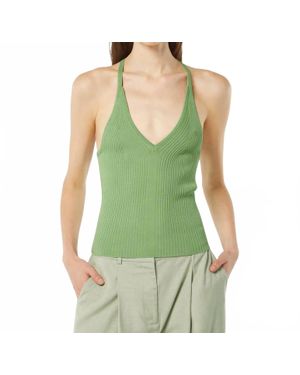 Scotch & Soda Rib Racer Tank - Green
