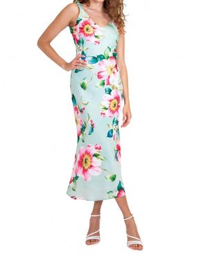 Lavender Brown Ariel Dress - Blue