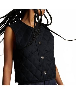 Soeur Ulla Quilted Vest - Black