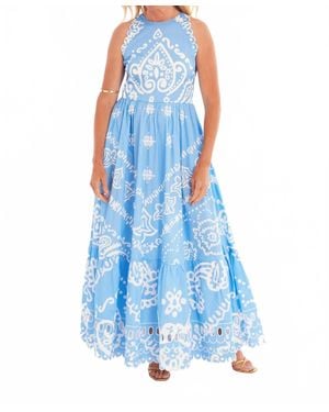 CK BRADLEY Trocadero Maxi Dress - Blue