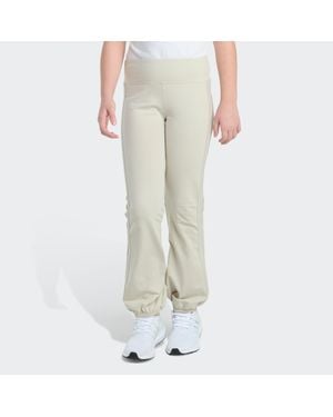 adidas Kids' Detached Waistband Cotton Stretch Puff Cuff Pant - Natural