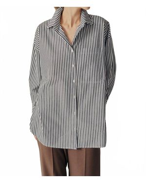DELUC Nyssa Button Down Shirt - Gray