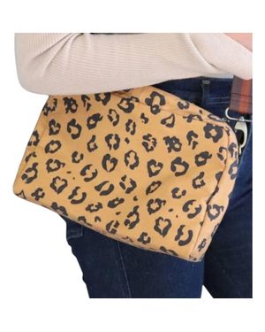 Panache Cotton Canvas Crossbody Bag - Metallic
