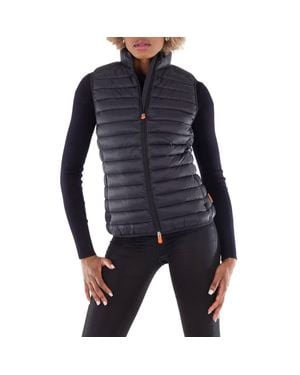 Save The Duck Ladies Charlotte Quilted Vest - Blue