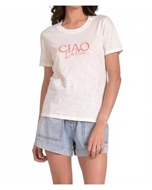 Elan Ciao Bella T Shirt - White