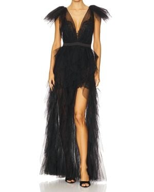 For Love & Lemons Maxine Gown - Black