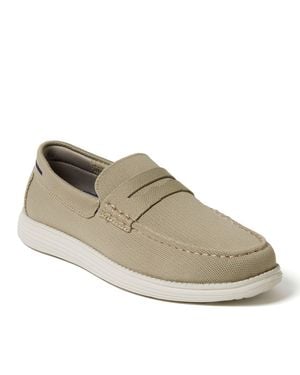 Dearfoams Rollins Sport Knit Loafer - Blue