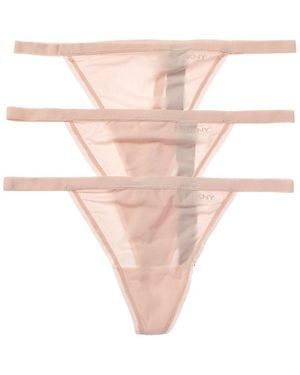 DKNY Set Of 3 Active Comfort Thong - Natural